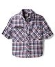 Little Kangaroos Cotton Woven Full Sleeves Checks Shirt - Blue