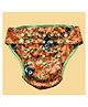 Elly Belly Reusable cloth diaper Button Closure Free Size (03 Months to 3 Years) - Bear Printed