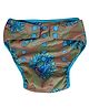 Elly Belly Reusable cloth diaper Button Closure Free Size (03 Months to 3 Years) - Peacock Printed