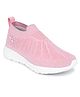 TRASE Mesh Designed Slip On Shoes - Pink