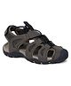 TRASE Colour Blocked Velcro Closure Fisherman Sandals - Green & Yellow