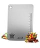 JD FRESH 1 Pc 304 Stainless Steel Non Slip Vegetable Cutting Board for Kitchen