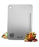 JD FRESH 1 Pc 304 Stainless Steel Non Slip Vegetable Cutting Board for Kitchen