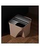 JD FRESH 1 Pc Square Dustbin with Lid for Home and Office use - Beige