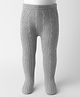Babyhug Knit Full Length Fleece & Woollen Pant With Cable Knit Design - Grey
