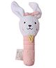 Abracadabra Hand Rattle - Bunny Pink Height 20 cm
