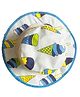 Akinos Kids Cotton Icecream Designed Hat - Blue - Diameter 38 cm