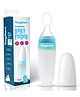 Tony Stark Silicone Baby Food Feeder with 90ml Capacity | Soft, Safe & BPA-Free, Perfect for 4+ Months Infants & Toddlers Baby Feeding Needs (Blue)