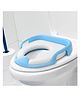 Tony Stark Portable Baby Potty Seat for Kids 1-3 Years Cushioned Potty Training Toilet Seat for Kids Boys and Girls Non-Slip Potty Sitting Ring with Handles Fits Round & Oval Western Toilet - Blue
