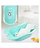R for Rabbit Bubble Double Aqua Bath tub for Baby | Foldable & Temperature Sensitive Indicator - Sea Green