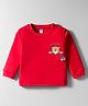 Tango Interlock Knit Full Sleeves T-Shirt with Lion Print - Red