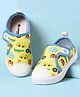 Cute Walk by Babyhug Velcro Closure Casual Shoes with Animal Print - Yellow