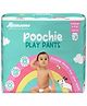 Romsons Poochie Play Pants Baby Diaper | M Size | Super Absorbent Core | Leakproof Protection for up to 10 Hours | Wetness Indicator | 360° Comfort Fit | Suitable for 6-11 KG | Pack of 1 (32 count)