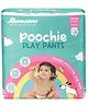 Romsons Poochie Play Pants Baby Diaper | L Size | Super Absorbent Core | Leakproof Protection for up to 10 Hours | Wetness Indicator | 360° Comfort Fit | Suitable for 9-13 KG | Pack of 1 (62 count)