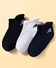 Pine Active Cotton Lycra Knit Terry Breathable Ankle Length Athletic Socks Pack of 3 - Multicolor