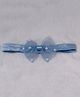 BABY Charm Pearls Embellished Bow Applique Detailed Headband - Sky Blue