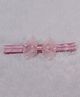 BABY Charm Bow Applique Detailed Pearls Embellished Headband - Pink