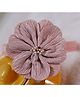 BABY Charm Floral Applique Detailed Headband - Peach