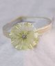 BABY Charm Floral Applique Detailed Stones Embellished Headband - Lemon