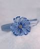 BABY Charm Floral Designed Headband - Blue