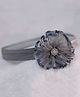 BABY Charm Floral Designed Headband - Grey