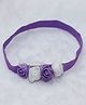 BABY Charm Rose Applique Detailed Headband - Purple