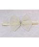 BABY Charm Bow Applique Detailed Pearls Embellished Headband - Lemon