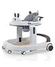 BUNNIE Baby Walker with 3 Height Adjustments, 2-in-1 Push Walker Mode, Toy Tray with Lights and Music (Grey)