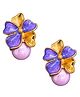 La Flamor Drop Earrings  1 Pair, Gold Plated, ER-056 - 20 g