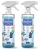 Kleenest Natural Glass & Surface Cleaner| Glass Cleaner for Kitchen, Bathroom| Plant Based All Purpose Cleaner| Kids & Pet Friendly| Streak-Free Shine|500ml (Pack of 2)