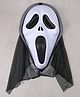 Halloween Mask Free Size - Black & White