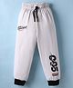 Smarty Boys Sinker Knit Full Length Lounge Pant With Text Print - Grey