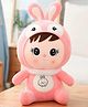 MUREN Cute Bunny Doll Toy Height 28 cm, Soft & Cuddly Stuffed Toy, Ideal Gift for Kids, High quality Gift for Adults, Girlfriend, Kids, Children Babies Birthday and Valentine Day Gift -Random Color