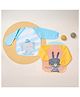 Kicks & Crawl Snuggly Ears Full Bibs - Pack of 2  Multicolor