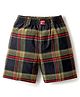 Noddy Checked Shorts - Navy Blue