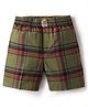 Noddy Checked Shorts - Green
