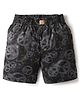 Noddy Abstract Printed Shorts - Black