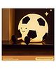 SKB Football Night Light Lamp Silicone Night Lamps Squishy LED Football Design Night Lamp For Kids And Adults Silicone Dimmable Timed Bedside Lamp USB Rechargeable Touch Light Night Lamp Multicolor