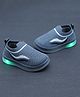 NEW STEPS Wave Designed LED Slip On Shoes - Grey