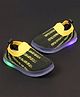 NEW STEPS Striped LED Slip On Shoes - Yellow
