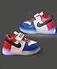 NEW STEPS Colour Blocked LED Velcro Closure Shoes - Red