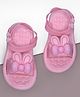 NEW STEPS Bow & Animal Ears Applique Detailed Sandals - Light Pink