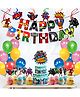 Zyozi Super Hero Theme Birthday Decorations Combo Multicolor - Pack of 43