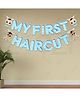 Zyozi Blue My First Hair Cut / Mundan Ceremony Decorations Banner
