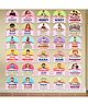 Zyozi Baby Shower Decorations Photo Booth Props, Baby Shower Backdrop Kit - Pack of 30