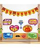 Zyozi MultiColor Shubh Annaprashan Banner & Photo Booth Props -Set Of 10
