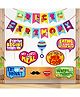 Zyozi Rice Ceremony Decorations Items  Banner & Photo Booth Props- Set of 10