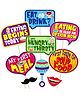Zyozi 9 Pcs Annaprasana Photo Booth Props