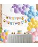 Zyozi MultiColor Happy Birthday Banner-Set Of 1
