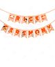 Zyozi Rice Ceremony Banner, Rice Ceremony Decorations Item (Orange)